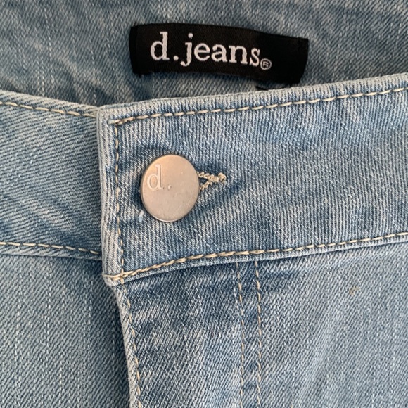 d.jeans Recycled Denim High Waist Cuffed Girlfriend Ankle Size 16 NWT - Picture 11 of 14
